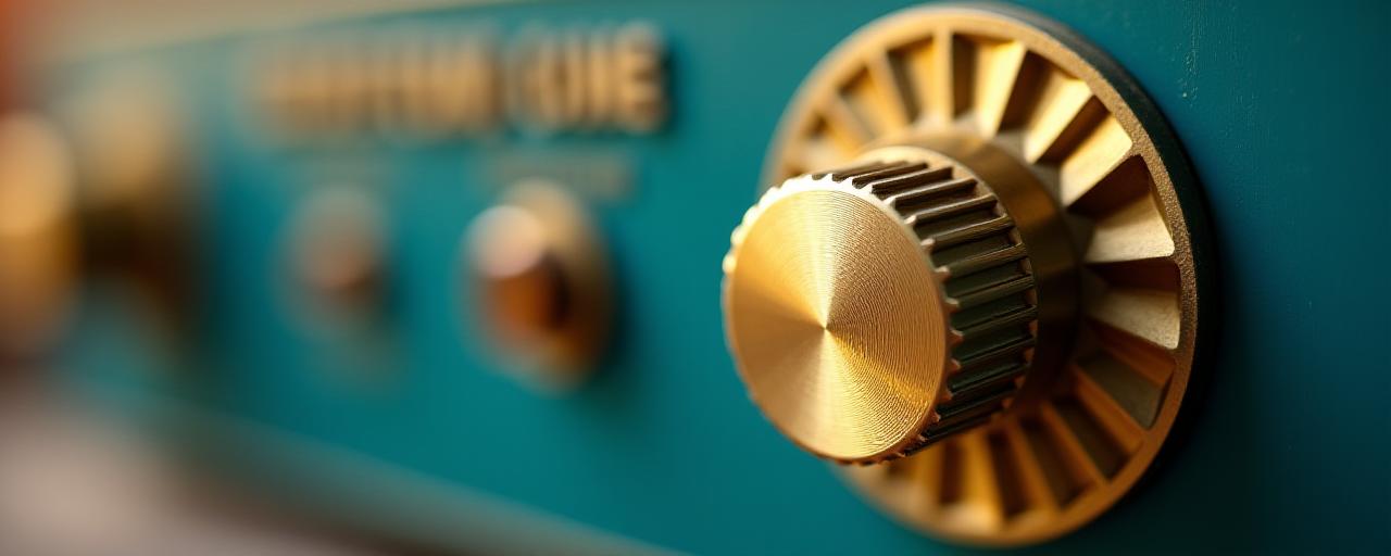 Dettaglio estetico manopole in ottone