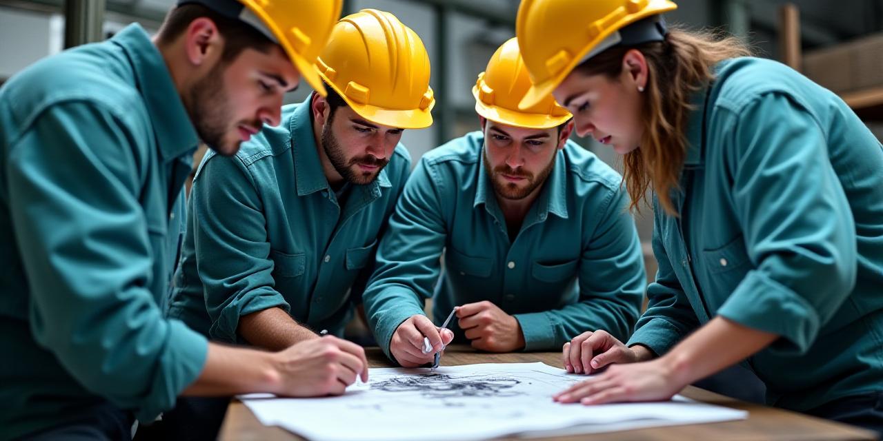 Il team di Deco Timber Works al lavoro